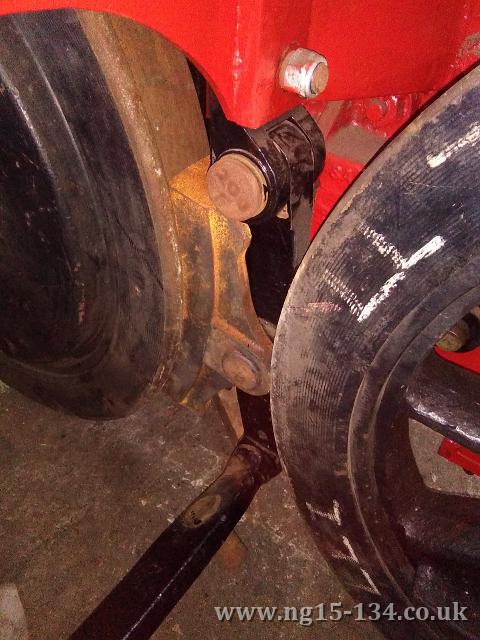 A new brake block fitted in place. (Photo: Martin Coombs)