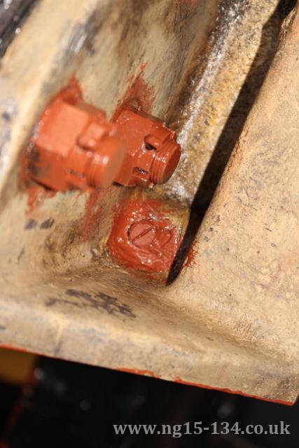 One of the last z-axis oilways in the axlebox castings blanked off to the outside world. (Photo: Laurence Armstrong)