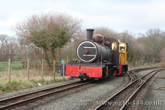 134 on the way to the loco shed. (Photo: Laurence Armstrong)