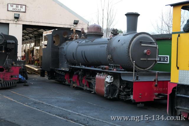 134 outside and ready to ented the loco shed. (Photo: Laurence Armstrong)