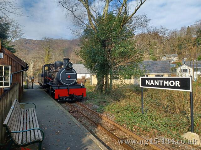 No.134 after arriving at Nantmor (Photo: Adrian Strachan)