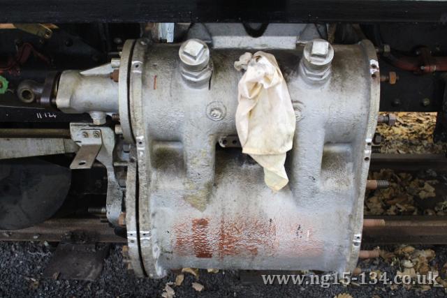 Drilling out broken off bolts for the cylinder cladding. (Photo: Laurence Armstrong)