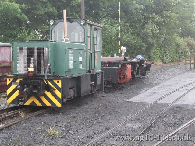 134's main frames on the move to the loco shed. (Photo: Martin Coombs)