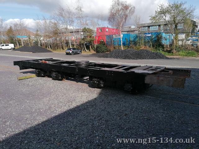 The tender re-wheeled and Vac cylinder fitted. (Photo: Laurence Armstrong)